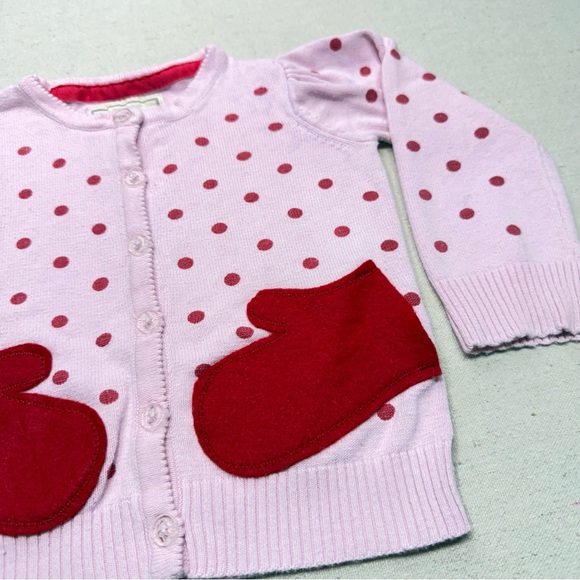 Cherokee Pink with Red Mittens & Polka Dots - Size 24months - Picture 3 of 16